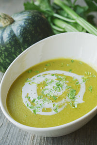 Curried Buttercup Squash Soup